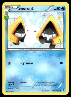 2016 XY - Generations Snorunt Basic/Common #RC7 - Image 1