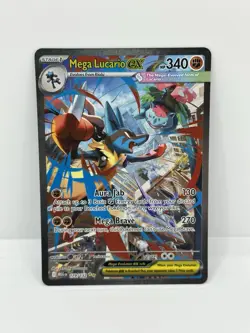 Pokemon TCG Mega Lucario Ex 179/132 SIR Mega Evolutions English NM/M SuperClean - Image 1