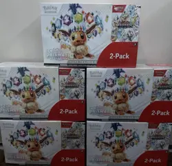 Pokemon Prismatic Evolutions Costco 2-Pack Bundle - Lot Of 5 - 5 ETBS 5 Bundles! - Image 1