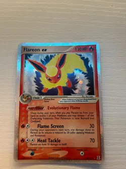 Pokemon TCG - Flareon EX 108/113 Holo Rare - Delta Species LP - Image 1