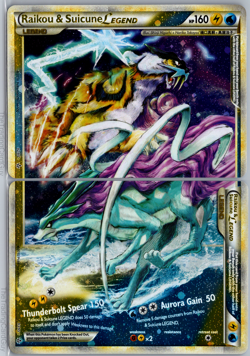 ULTRA RARE Raikou &Suicune Legend Set 92/95 93 Pokemon Holo HGSS Unleashed LP - Image 1