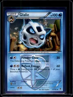 Glalie (Team Plasma) Plasma Blast Pokemon 22/101 Uncommon NM+ - Image 1