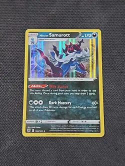 Pokemon Astral Radiance "Hisuian Samurott" 100/189 / Holo Rare / Near Mint - Image 1