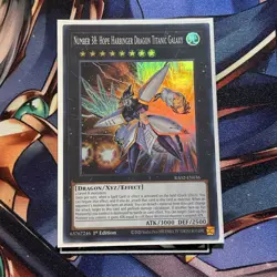 Yu-Gi-Oh! Number 38: Hope Harbinger Dragon Titanic Galaxy RA02-EN036 Super Rare - Image 1
