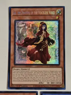 Lo, the Prayers of the Voiceless Voice MP25-EN052 Secret Rare Yugioh Set x3 Mint - Image 2