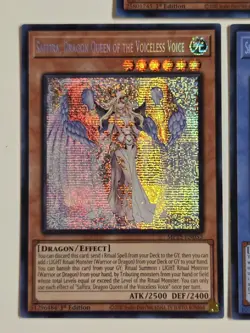 Lo, the Prayers of the Voiceless Voice MP25-EN052 Secret Rare Yugioh Set x3 Mint - Image 3