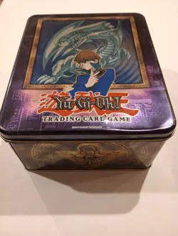 Yu-Gi-Oh TCG Collectible Card Tin Seto Kaiba Blue Eyes White Dragon *EMPTY TIN* - Image 1