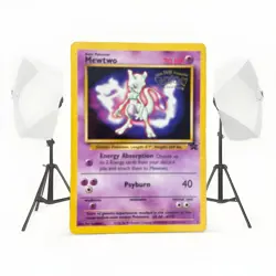 Pokemon TCG Mewtwo #3 WB Kids Presents the First Movie Card - Image 2