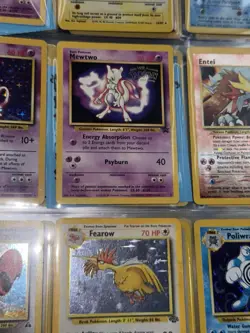 Pokemon TCG Mewtwo #3 WB Kids Presents the First Movie Card - Image 3