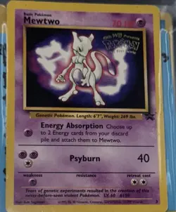 Pokemon TCG Mewtwo #3 WB Kids Presents the First Movie Card - Image 4