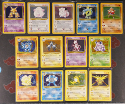 MP/HP (Unlimited) NEAR-COMPLETE Pokemon 13/16 HOLO-RARE Card BASE Set 102 WOTC#8 - Image 1