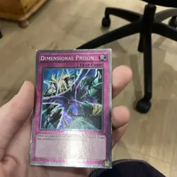 NKRT-EN034 Dimensional Prison Platinum Rare 1st Edition LP Yugioh Card - Image 2