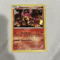Volcanion 25/114 Cracked Ice Holo Steam Siege 2016 - Pokemon Card TCG (LP) - Image 1