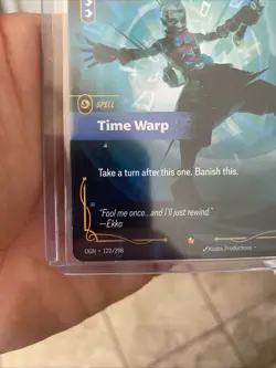 Time Warp 122/298 - Epic Riftbound card - Image 4