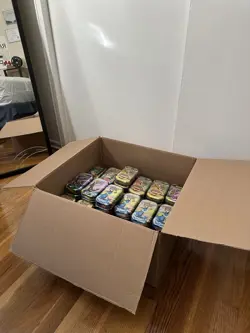 Pokemon Mini Tins Empty Lot of 90 Tins Only No Cards No Packs - Image 3