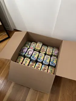 Pokemon Mini Tins Empty Lot of 90 Tins Only No Cards No Packs - Image 4