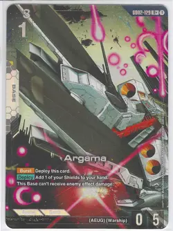 Argama - GD02-129 R+ Gundam Card Game - Near Mint/Mint - Image 1