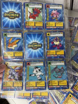 Vintage 1999 & 2001 Digimon Digi-Battle Lot Bandai Large Variety Lot 90+ Cards - Image 2