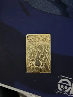 Pokemon Charizard 23K Gold Plated Trading Card 1999 Burger King Promo - Image 1