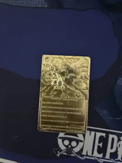Pokemon Charizard 23K Gold Plated Trading Card 1999 Burger King Promo - Image 2