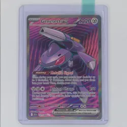 Pokemon TCG Genesect ex 161/086 Holo Ultra Rare Black Bolt Full Art Mint Card - Image 2