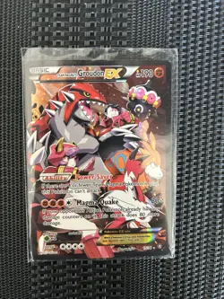 Team Magma’s Groudon EX 15/34 XY Double Crisis 2015 Pokemon Card LP* - Image 1