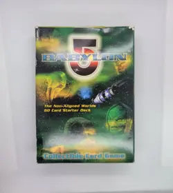 Babylon 5 CCG Card Lot - Vintage Sci-Fi Starter Decks & Bonus Cards - 1990s - Image 4