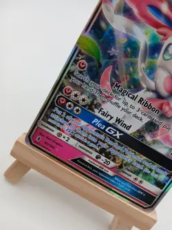 Sylveon GX 92/145 - Guardians Rising - Holo Rare LP Pokemon Card, 2017 - Image 3