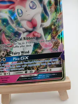 Sylveon GX 92/145 - Guardians Rising - Holo Rare LP Pokemon Card, 2017 - Image 4