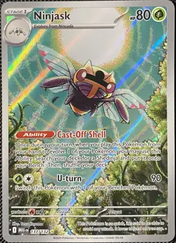 Ninjask 137/132 Me01: Mega Evolution Holo - Pokemon Card - Image 1