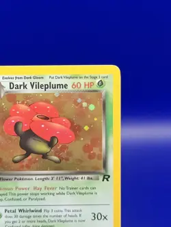 Dark Vileplume 13/82 Team Rocket Set Holo Rare Pokemon Card Nintendo TCG WOTC NM - Image 5