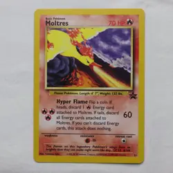 Moltres Black Star Promo + Insert 21 NM condition pokemon tcg card - HD Photos - Image 1