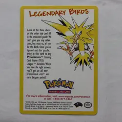 Moltres Black Star Promo + Insert 21 NM condition pokemon tcg card - HD Photos - Image 5