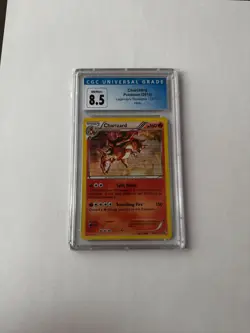 CGC 8.5 Charizard 19/113 Legendary Treasures Holo Rare Pokemon Card - Image 1