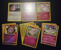 Igglybuff, Jigglypuff (9x), & Wigglytuff - Pokemon Cards mini-set - Image 1