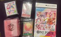 One Piece Card Game Japanese Uta Collection Premium Bandai Promos Card Sleeves - Image 1