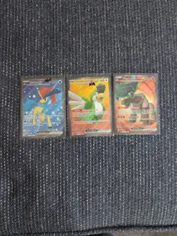 LOT of 3 NM Full Art Pokemon cards - Image 1