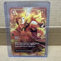 Riftbound TCG League Of Legends Origins Epic Sett Brawler 164/298 NM Card - Image 1
