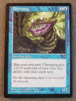 Chronatog Visions UN_PLAYED Blue Rare MAGIC THE GATHERING MTG CARD (DS3D1)...... - Image 1