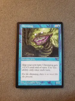 Chronatog Visions UN_PLAYED Blue Rare MAGIC THE GATHERING MTG CARD (DS3D1)...... - Image 5