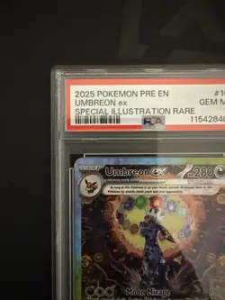 Pokemon TCG Prismatic Evolutions Umbreon EX Card 161/131 Sir PSA 10 Gem Mint - Image 3