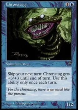 MTG magic cards 1x Chronatog Visions Moderate Play, English - Image 1