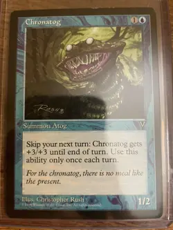 Chronatog MTG Visions #28 X1 NM Near Mint Rare Magic The Gathering Card ‘’ - Image 1