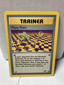 WARP POINT - Gym Challenge - 126/132 - Common - Trainer - Pokemon Card - NM - Image 1