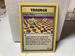 WARP POINT - Gym Challenge - 126/132 - Common - Trainer - Pokemon Card - NM - Image 2