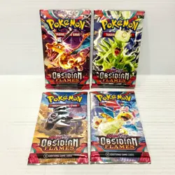Obsidian Flames Art Set 4x Booster Packs - Brand New Sealed Pokemon Card - Image 1