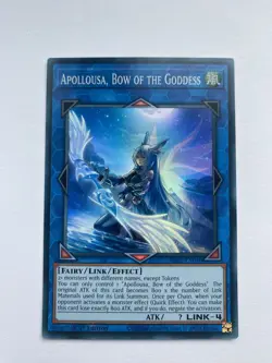RA02-EN040 Apollousa, Bow of the Goddess : Super Rare Card : 1st Edition YuGiOh - Image 1