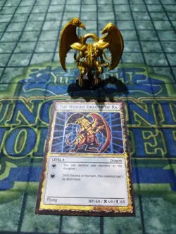 Yugioh DDM Figure The Winged Dragon Of Ra! With DDM Card Custom - Image 1
