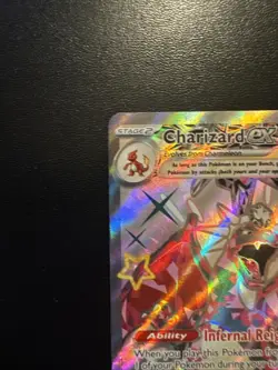 Charizard EX 074 SV Scarlet & Violet Promo Shiny Holo Card Near Mint Condition - Image 2