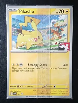 PIKACHU 101, BLACK STAR PROMO, STAMPED PRIZE PACK, SEALED, POKEMON CARD (NM) - Image 1